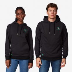 Bluza Van Rysel. Czarne bluzy damskie VAN RYSEL, s, bez wzorów, z materiału, z kapturem. Za 159.99 zł.