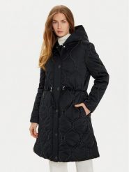 Guess Parka Maite W4BL56 WGL30 Czarny Regular Fit. Czarne parki damskie Guess, xs, z syntetyku, bez kaptura. Za 559.99 zł.