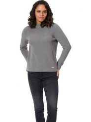 WITT WEIDEN Wełniany sweter w kolorze szarym rozmiar: 46. Szare swetry klasyczne damskie WITT WEIDEN, z wełny, bez kołnierzyka. Za 101.23 zł.