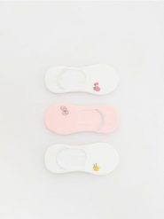 Skarpetki baleriny 3 pack - złamana biel. Skarpetki damskie Reserved, bez wzorów. Za 39.99 zł.