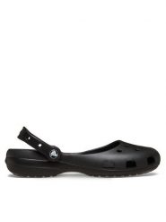 Crocs Baleriny Classic Ballet 211994 Czarny. Czarne balerinki damskie Crocs, bez wzorów, z tworzywa sztucznego. Za 189.99 zł.