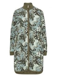 Ilse Jacobsen Płaszcz pikowany w kolorze khaki rozmiar: 36. Brązowe płaszcze damskie Ilse Jacobsen, bez wzorów, bez kaptura. Za 201.55 zł.