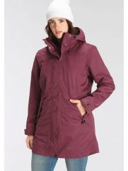 Maier Sports Dwustronna parka w kolorze bordowym rozmiar: 50. Czerwone parki damskie Maier Sports, z polaru, bez kaptura. Za 576.40 zł.