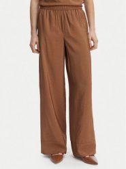 Marella Spodnie materiałowe Eremi 2613131154 Brązowy Regular Fit. Brązowe spodnie materiałowe damskie Marella, bez wzorów, z materiału. Za 879.99 zł.