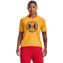 Koszulka damska UNDER ARMOUR SS TEE LUNAR NEW YEAR. Brązowe koszulki sportowe damskie Under Armour, s, bez wzorów, bez ramiączek. Za 99.99 zł.