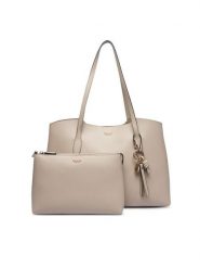 Guess Torebka HWBG97 35230 Beżowy jasny. Brązowe shopper bag Guess, ze skóry, bez dodatków. Za 634.99 zł.