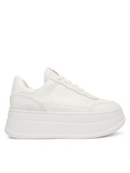MICHAEL Michael Kors Sneakersy Hayes 43R4HYFS2E Biały. Białe obuwie sportowe damskie MICHAEL Michael Kors, ze skóry, bez zapięcia. Za 859.99 zł.