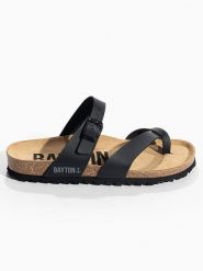 BAYTON Japonki "Diane" w kolorze czarnym rozmiar: 38. Czarne klapki damskie Bayton, bez wzorów, z otwartym noskiem, bez obcasa, bez zapięcia. Za 114.95 zł.