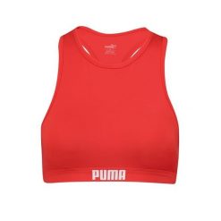 Góra od bikini Puma, racerback, czerwonym. Czerwone bikini Puma, bez wzorów. Za 121.99 zł.