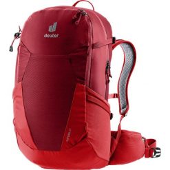 Plecak z siatką dystansową Deuter Futura 27 - masala/cherry. Czerwone plecaki Deuter, bez wzorów. Za 608.49 zł.