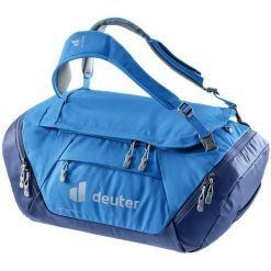Torba podróżna Deuter Duffel Pro 40. Niebieskie torby podróżne Deuter, bez wzorów, z materiału. Za 522.49 zł.