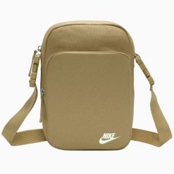 Saszetka na ramię Nike Nk Heritage Crossbody. Brązowe nerki i saszetki damskie Nike, bez wzorów. Za 110.99 zł.