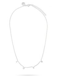 Tamaris Naszyjnik z cyrkoniami - dł. 45 cm rozmiar: onesize. Szare naszyjniki damskie Tamaris, z cyrkonią, srebrne. Za 130.99 zł.