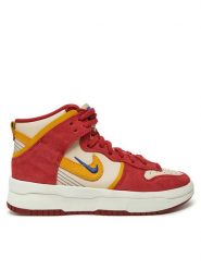 Nike Sneakersy Dunk High Up DH3718 600 Pomarańczowy. Brązowe obuwie sportowe damskie Nike, ze skóry, bez zapięcia. Za 469.99 zł.