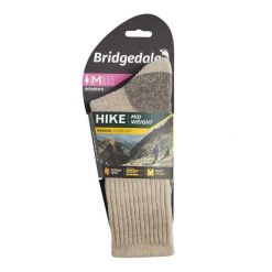 Skarpety do trekkingu damskie Bridgedale HIKE MW COM BO ORI LD. Brązowe skarpetki damskie Bridgedale, bez wzorów, z elastanu. Za 106.99 zł.
