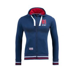 Sweatshirt damska bluza z kapturem zapinana na zamek Kenny Academy. Niebieskie bluzy damskie KENNY, xl, bez wzorów, z kapturem. Za 365.00 zł.