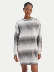 Liu Jo Sukienka dzianinowa MF5488 MA14R Szary Regular Fit. Szare sukienki damskie Liu Jo, bez wzorów, z dzianiny, bez ramiączek. Za 859.99 zł.