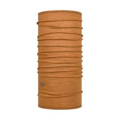 Chusta wielofunkcyjna z wełny merynosów Buff Merino Lightweight. Brązowe chusty damskie Buff, bez wzorów, z wełny. Za 129.90 zł.