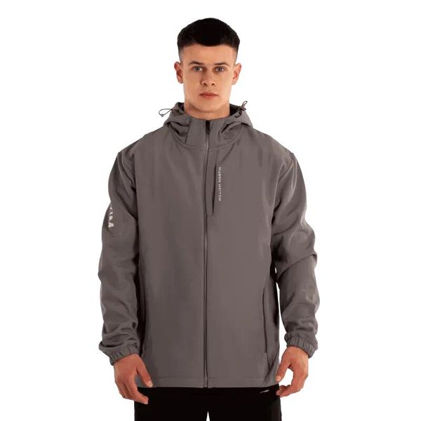 Kurtka softshell wodoodporna William Martin z podszewką polarową. Szare kurtki damskie Softee, m, bez wzorów, z elastanu. Za 276.99 zł.