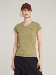 G-Star Koszulka w kolorze khaki rozmiar: XXL. Brązowe bluzki damskie G-Star, xxl, bez wzorów, z bawełny, retro, bez kołnierzyka, bez ramiączek. Za 56.99 zł.