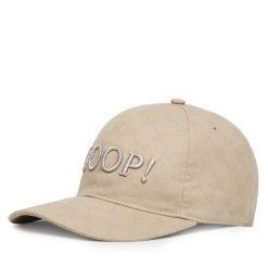 Czapka z daszkiem JOOP!. Brązowe czapki z daszkiem damskie Joop!, bez wzorów. Za 249.99 zł.