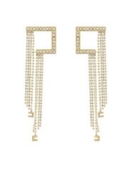 Elisabetta Franchi Kolczyki OR-33-B47E2-V300 Złoty. Żółte kolczyki damskie Elisabetta Franchi, złote. Za 819.99 zł.