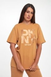 T-shirt damski DKNY. T-shirty damskie DKNY, m, bez wzorów, bez kołnierzyka. Za 219.00 zł.