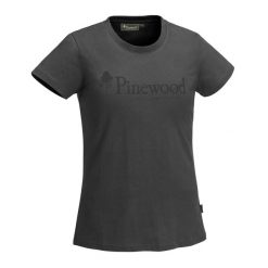 Koszulka damska Pinewood Outdoor Life. Szare bluzki damskie PINEWOOD, s, bez wzorów, bez kołnierzyka, bez ramiączek. Za 119.99 zł.