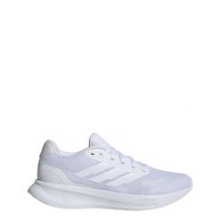 Buty do biegania adidas Runfalcon 5. Białe obuwie sportowe damskie Adidas, bez zapięcia, do biegania. Za 259.00 zł.
