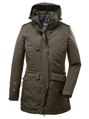 Killtec Parka funkcyjna "Ostfold" w kolorze khaki rozmiar: 48. Brązowe parki damskie Killtec, m, bez kaptura. Za 254.14 zł.