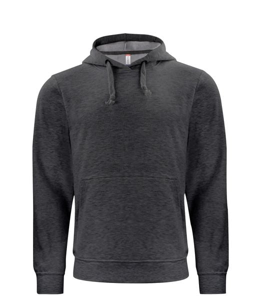 Clique Basic Hoody bluza z kapturem unisex Anthracite Melange. Szare bluzy damskie CLIQUE, xl, bez wzorów, z bawełny, z kapturem. Za 166.52 zł.