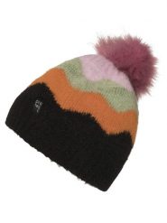 Protest Czapka "Loisy" w kolorze czarnym ze wzorem rozmiar: 55 cm. Czarne czapki damskie Protest, bez wzorów, ze splotem. Za 66.16 zł.