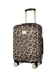 Puccini Walizka "Beverly Hills" w kolorze brązowo-czarnym - 39 x 55 x 20 cm rozmiar: onesize. Brązowe walizki Puccini, bez wzorów, z materiału. Za 266.95 zł.