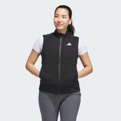 Kamizelka z suwakiem na całej długości Ultimate365 Tour Frostguard. Czarne kamizelki damskie Adidas, l, bez wzorów, bez kaptura. Za 849.00 zł.