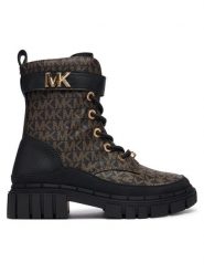 MICHAEL Michael Kors Trapery Blake Mk MK05085210 Brązowy ciemny. Brązowe kozaki dziewczęce MICHAEL Michael Kors, bez wzorów, ze skóry, bez obcasa, bez zapięcia. Za 579.99 zł.