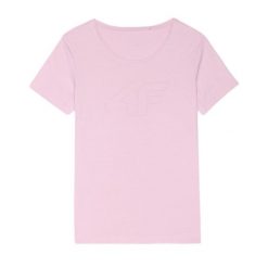 Koszulka Damska 4F. Czerwone koszulki damskie 4F, bez wzorów, bez kołnierzyka, bez ramiączek. Za 83.99 zł.