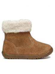 Geox Kozaki B Macchia Girl B464PC 00022 C6627 Brązowy. Brązowe kozaki dziewczęce Geox, bez wzorów, ze skóry, bez obcasa, bez zapięcia. Za 269.99 zł.