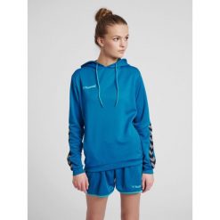 Bluza damska z kapturem Hummel hmlAUTHENTIC Poly. Niebieskie bluzy damskie Hummel, xs, bez wzorów, z kapturem. W wyprzedaży za 165.50 zł.