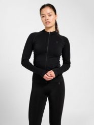 Damska bluza dresowa Hummel Flow. Czarne bluzy damskie Hummel, xs, bez wzorów, z dresówki, bez kaptura. Za 235.45 zł.
