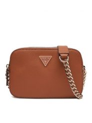Guess Torebka Noelle II HWZG96 72140 Brązowy. Brązowe torebki wieczorowe damskie Guess, z aplikacjami, ze skóry, bez dodatków. Za 379.99 zł.