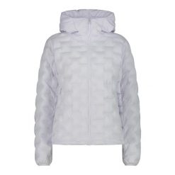 Damska kurtka z kapturem CMP. Białe kurtki sportowe damskie CMP, na zimę, bez wzorów, z puchu, z kapturem. Za 699.00 zł.