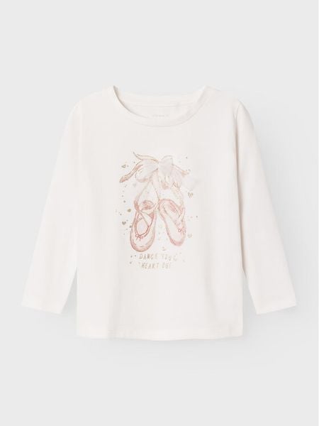 NAME IT Bluzka Tabitha 13226295 Biały Regular Fit. Białe bluzki i koszule dziewczęce Name it, bez wzorów, z bawełny, bez kołnierzyka, bez ramiączek. Za 59.99 zł.