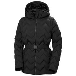 Damska kurtka puchowa Helly Hansen Bliss Modular. Czarne kurtki damskie Helly Hansen, na zimę, bez wzorów, z puchu, bez kaptura. W wyprzedaży za 1,919.20 zł.
