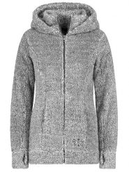 Sublevel Kurtka polarowa w kolorze szarym rozmiar: M. Szare kurtki damskie Sublevel, m, bez wzorów, z polaru, bez kaptura. Za 122.38 zł.