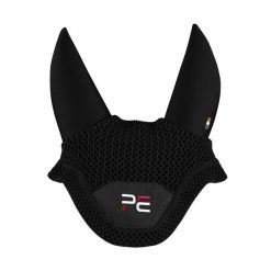 Krótka czapka dla konia Premier Equine Acoustic. Czarne czapki damskie PREMIER EQUINE, bez wzorów. Za 214.50 zł.