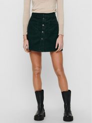 JDY Spódnica trapezowa 15220695 Zielony Regular Fit. Zielone spódnice damskie JDY, s, bez wzorów, z bawełny. Za 69.99 zł.