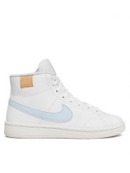 Nike Sneakersy Court Royale 2 Mid CT1725 106 Biały. Białe obuwie sportowe damskie Nike, ze skóry, bez zapięcia. Za 319.99 zł.