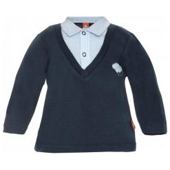 2Be3 Sweter Z Koszulką, Chłopięcy 74 Niebieski. Niebieskie swetry chłopięce 2Be3. Za 45.00 zł.