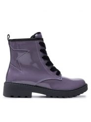 Geox Kozaki Jr Casey J9420G 000HH C8016 M Fioletowy. Fioletowe kozaki dziewczęce Geox, bez wzorów, ze skóry, bez obcasa, bez zapięcia. Za 169.99 zł.