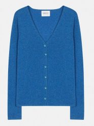 Perfect Cashmere Kaszmirowy kardigan "Paige" w kolorze niebieskim rozmiar: M. Niebieskie kardigany damskie Perfect Cashmere, m, bez wzorów, z kaszmiru. Za 383.03 zł.